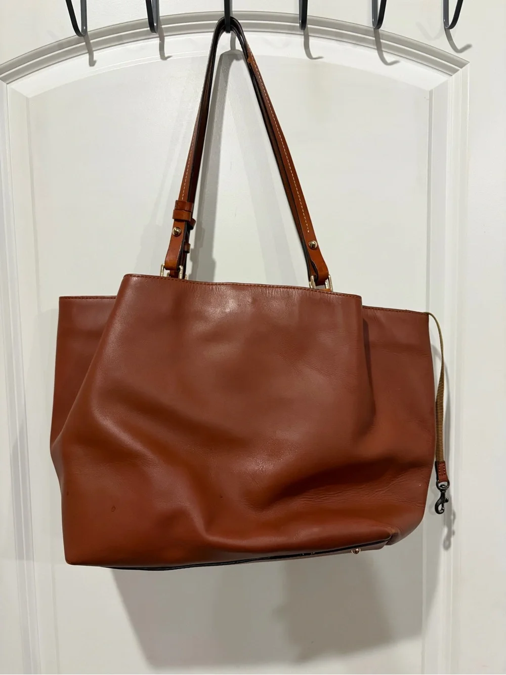Dooney & Bourke Chestnut Brown Leather Tote